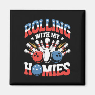 Mit meinem Heimatland Amerikanischer Bowling Magnet