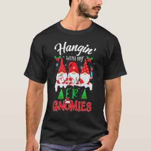 Mit Meinen äh Gnomies Krankenschwester Weihnachten T-Shirt