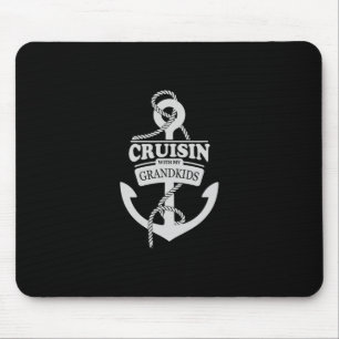 Mit meinen Enkelkindern cruisen Anker-Design – Kre Mousepad