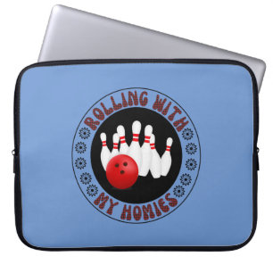 Mit meinen Gaben für Bowling-Bowler rollen Laptopschutzhülle
