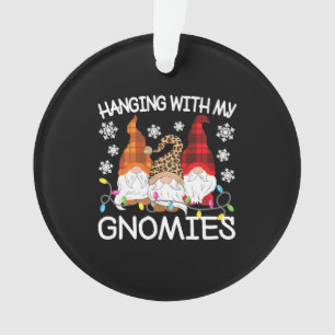 Mit meinen Gnomen lustige Weihnachtsgnome Weihnach Ornament