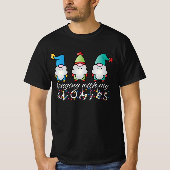 Mit meinen Gnomen umgehen T-Shirt (Vorderseite)