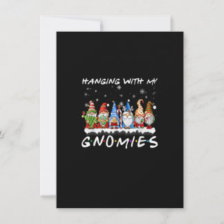 Mit meinen Gnomen Weihnachten Pajamas Familie G Einladung