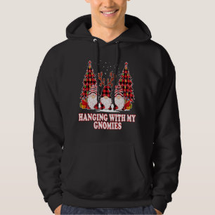 Mit meinen Gnomies Green Kariert Gnomes St Patr Hoodie