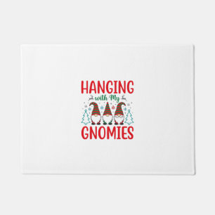Mit meinen Gnomies Weihnachtsgnom hängen Fußmatte