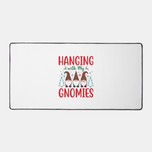 Mit meinen Gnomies Weihnachtsgnom hängen Schreibtischunterlage