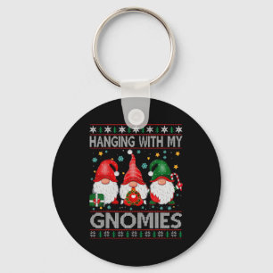 Mit meinen Gnomies zusammen passende Weihnachtsfam Schlüsselanhänger