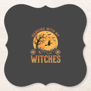 Mit meinen Hexen Halloween Untersetzer