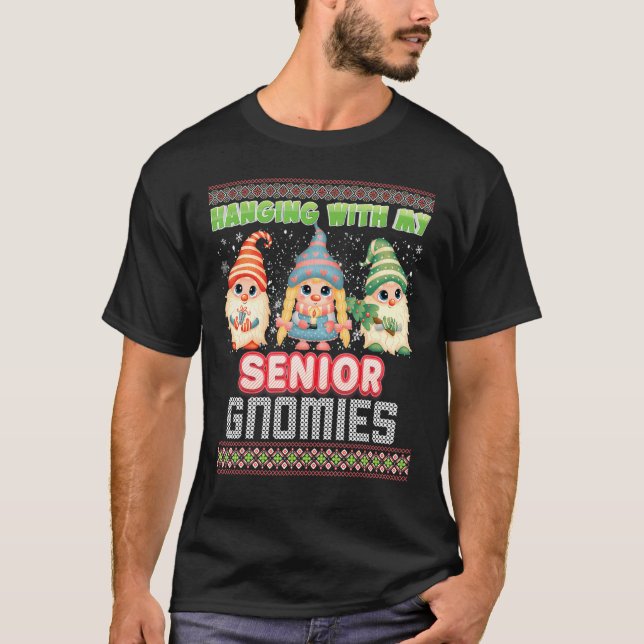 Mit meinen hohen Gnomen schwindelig Sweater Christ T-Shirt (Vorderseite)