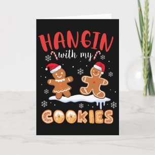 Mit meinen Keksen feiern Gingerbread Weihnachten u Karte