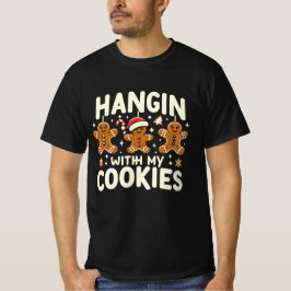 Mit meinen Keksen witzige Weihnachten vermischen T-Shirt