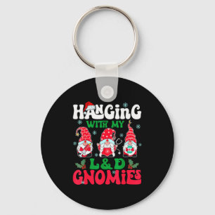 Mit meinen L&amp;d Gnomies Krankenschwester Gnom l Schlüsselanhänger