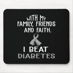 Mit meiner Familie und meinem Glauben besiege ich Mousepad