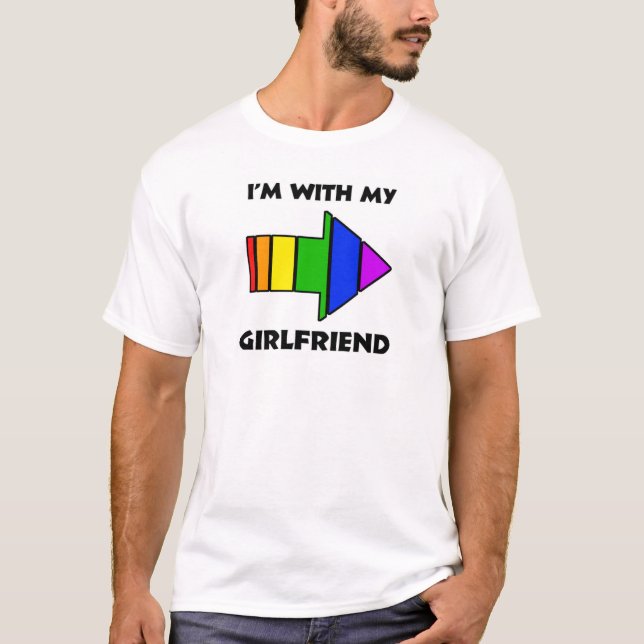 Mit meiner Freundin T-Shirt (Vorderseite)