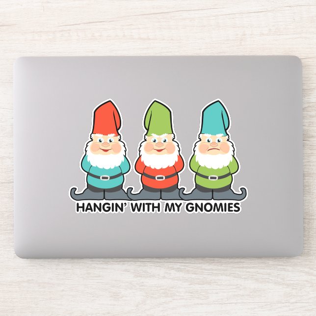 Mit meiner Gnomen Homies Friends Sticker (Computer)