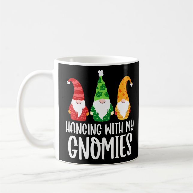 Mit meiner Weihnachtsfamilie in Gnomies vergleiche Kaffeetasse (Links)