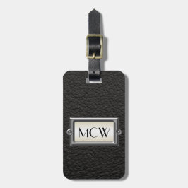 Mit Monogramm 3-Buchstaben-Führungskraft für Männe Gepäckanhänger