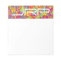 Mit Monogramm Abstrakter Swirl