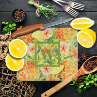 Mit Monogramm Ananas