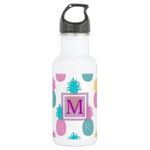 mit Monogramm Ananas, süß Edelstahlflasche