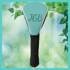 Mit Monogramm Aquamarin oder Farbe auswählen Golf Headcover