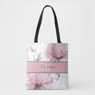 Mit Monogramm Aquarelltasche Tasche