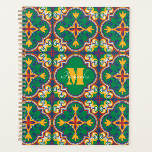 Mit Monogramm Azulejos, Muster aus Lissabon Planer