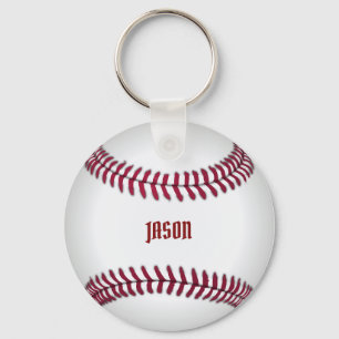 Mit Monogramm Baseball Schlüsselanhänger