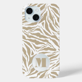 Mit Monogramm Beige Case-Mate iPhone Hülle