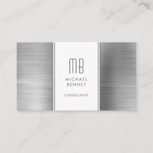 Mit Monogramm Berater für graue Metallfolien