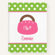 Mit Monogramm Bermuda Bag SpiralNotebook