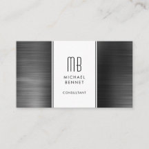 Mit Monogramm Black Metallic Foil Consultant