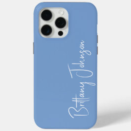 Mit Monogramm Blau Case-Mate iPhone Hülle