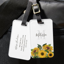 Mit Monogramm Blumenpass