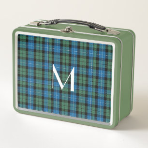 Mit Monogramm Clan MacKirdy Kariert Metal Lunch Bo Metall Brotdose