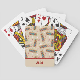 Mit Monogramm Cribbage-Spiel Spielkarten