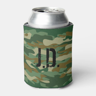 Mit Monogramm Dose cooler mit Armeetarnungsentwurf Dosenkühler