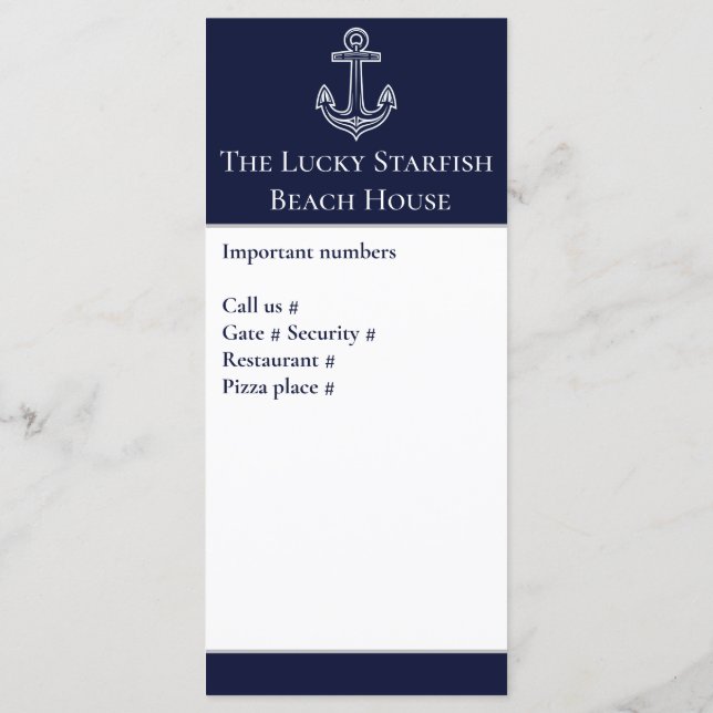 Mit Monogramm Duft der Navy Blue Anchor Coast (Rückseite)