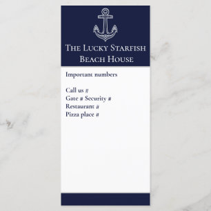 Mit Monogramm Duft der Navy Blue Anchor Coast