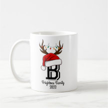 Mit Monogramm Familienname Weihnachten