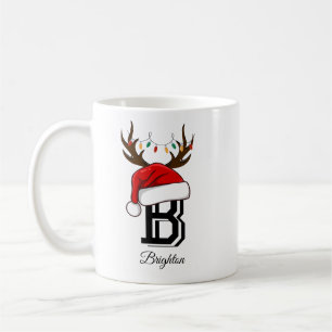 Mit Monogramm Familienname Weihnachten Kaffeetasse