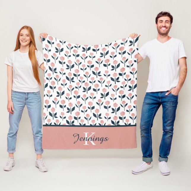 Mit Monogramm Fleece Blanket (Beispiel)