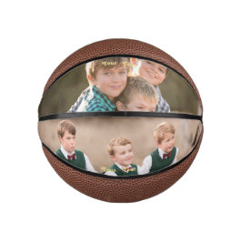 mit Monogramm Foto Team Coach School Club Mini Basketball