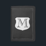 Mit Monogramm Geldgeldbörsen für Männer Trifold Geldbörse<br><div class="desc">Mit Monogramm Geldgeldbörsen für Männer. Personalizable mit eleganten Namensanfangsbuchstaben. Coole Geschenkidee für Vati,  Onkel,  Großvater,  Bruder etc.</div>