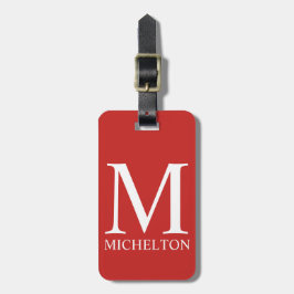 Mit Monogramm Gepäckanhänger