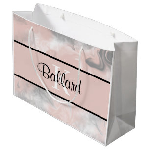 Mit Monogramm Geschenktasche Große Geschenktüte