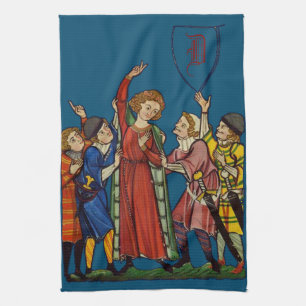 Mit Monogramm Geschirrtuch