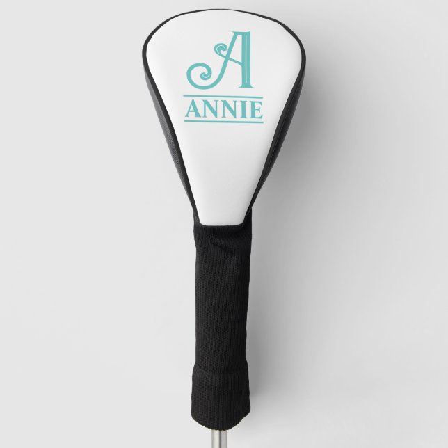 Mit Monogramm Golf Head Cover Headcover (Vorderseite)