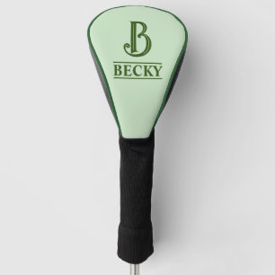 Mit Monogramm Golf Head Cover Headcover