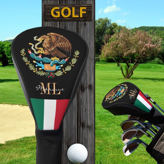 Mit Monogramm Golf, mexikanische Adler- und mexika Golf Headcover (Von Creator hochgeladen)